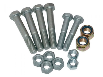 DA7200 - Fits Defender Front Suspension Nut and Bolt Kit - For Radius Arms & Panhard Rod - Fits 1994-1998 LA930456 to WA159806