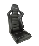 DA7310 - Fits Defender Corbeau Sportline RRS Low Base Seats - Comes as a Pair - In Black Vinyl (Requires Mounting Kit)