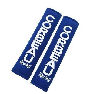 DA7315 - Corbeau Harness Pads for Seat Belts - Comes in Blue - Perfect for Corbeau Sportline RRS Seats - Comes as a Pair