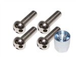 DA7334 - Tamperproof M10 X 35 Bolt Set - Includes 4 M10 X 35 Bolt Plus Key