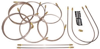 DA7401 - SWB Complete Vehicle Brake Pipe Set - Right Hand Drive - 4 Cylinder up to Suffix G For Series 2A