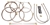DA7431 - LWB Complete Vehicle Brake Pipe Set - Left Hand Drive - Single Line 4 Cylinder & 6 Cylinder For Series 3