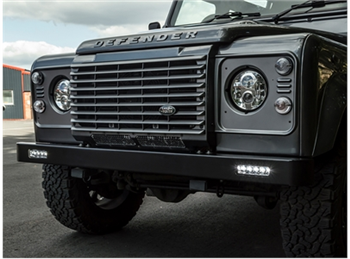 DA8600 - Bumper With Integrated Ring LED Lights For Land Rover Defender