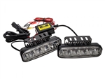 DA8600LED - Pair of Lights By Ring For Fitting to Bumper With Integrated Lights For Land Rover Defender