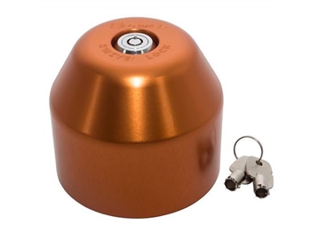 DA8884.AM - Optimill Quick Release Security Lock for Land Rover Defender Steering Wheel - Anodised in Bright Orange