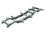 DA8907 - Fully Galvanised Chassis for Land Rover Defender 110 - For Puma Vehicles from 2007 - Richards Chassis