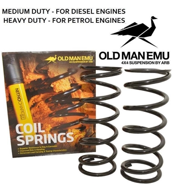 DA8910 - Front Springs - Old Man Emu - Comes as a Pair - Up To 40mm Lift For Defender and Discovery 1