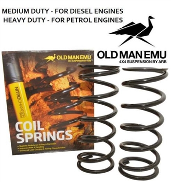 DA8910.G - Fits Defender and Discovery 1 Front Springs - Old Man Emu - Comes as a Pair - Up to 40mm Lift