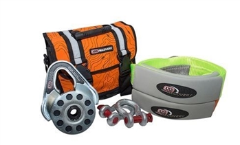 DA8928.G - ARB Recovery Kit - Snatch Block, Tree Protectors, Strap, Shackles and Bag - Essential Kit
