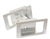DA8954 - Fits Defender Aluminium Trim Pieces - Defender Door Handle Surrounds in Aluminium - Comes as a Pair