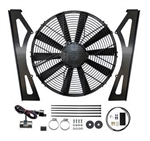 DA8965 - Revotec Electrical Fan Conversion for Defender - High Power Suction Fan - Fits 2.5 Petrol, 2.5 Naturally Aspirated and Turbo Diesel (15.2" Fan)