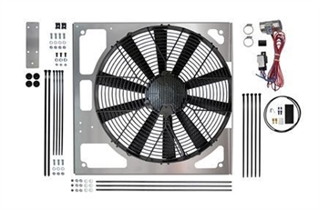 DA8968 - Revotec Electrical Fan Conversion for Defender and Discovery - High Power Suction Fan - Fits For Discovery and Defender TD5 (15.2" Fan)