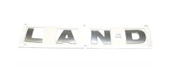 DAB500050LPO - Bonnet Lettering - Spells L A N D - In Brunel Chrome - Fits up to 2006 (up to VIN 6A376899) For Discovery 3