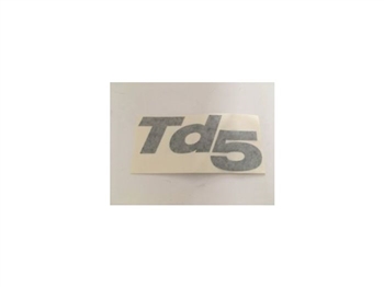DAF105360LYV - TD5 Decal For Land Rover Defender - Black Decal - Fitted to Vehicles From 2000-2003 - For Genuine Land Rover