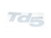 DAF105360MMG - TD5 Decal For Land Rover Defender - Silver Decal - Fitted to Vehicles From 2000-2003 - For Genuine Land Rover