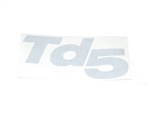 DAF105360MMG - TD5 Decal For Land Rover Defender - Silver Decal - Fitted to Vehicles From 2000-2003 - For Genuine Land Rover