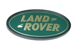 DAH100680 - Land Rover Rear Badge in Green and Gold - Fits to Any Flat Surface for Range Rover or Land Rover for Genuine Land Rover