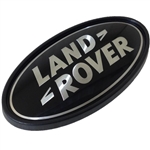 DAH500330 - Supercharged Oval Badge - Black / Silver (for Use on Rear of Vehicles) - for Genuine Land Rover