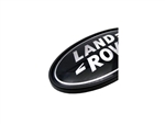 DAH500330.LRC - Supercharged Oval Badge - Black / Silver (For Use on Rear of Vehicles) - Genuine Fits Land Rover