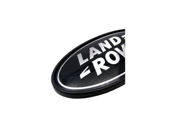 DAH500330.LRC - Supercharged Oval Badge - Black / Silver (For Use on Rear of Vehicles) - Genuine Fits Land Rover