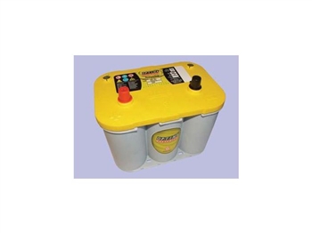 DB1018-CLEARANCE - Heavy Duty Yellow Top Battery By Optima - With Terminals on Top - Pre-Fitted and Tested