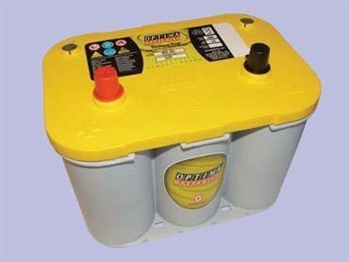 DB1018.G - Heavy Duty Yellow Top Battery By Optima - With Terminals on Top