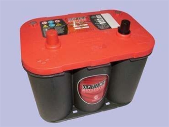 DB1019 - Heavy Duty Red Top Battery by Optima - With Terminals On Top