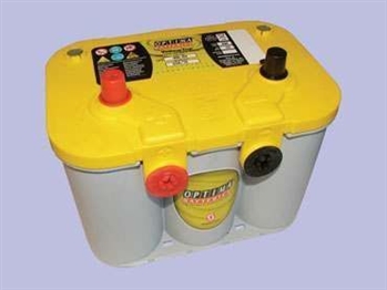 DB1020 - Heavy Duty Yellow Top Battery by Optima - With Terminals On Top and Side