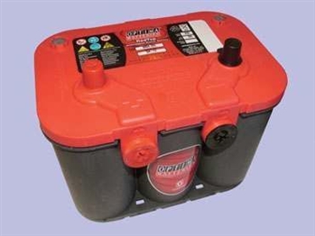 DB1021.G - Heavy Duty Red Top Battery By Optima - With Terminals on Top and Side
