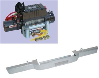 DB1310GALV.AM - Fits Defender Galvanised Winch Bumper with DB9500I Winch and Steel Cable (No Ac)