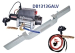 DB1313GALV.AM - Fits Defender Galvanised Bumper with DB12000I Winch and Steel Cable (No Ac)