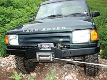DB1325 - Standard Bumper With DB12000I Winch and Steel Cable For Discovery 1 / RR Classic