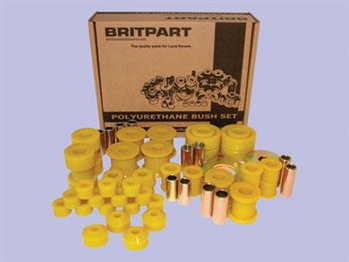 DC7004 - LWB Poly Bush Kit In Yellow By Britpart - Full Vehicle Kit For Series 3