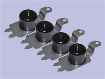 DC7112 - Britpart Polyurethane Standard Height Bump Stop Kit in Black - For Discovery 2