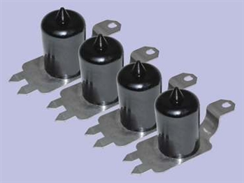 DC7113 - Britpart Polyurethane Extended Height Bump Stop Kit in Black - For Discovery 2