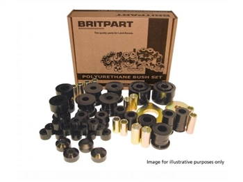 DC7114 - Fits Defender Puma Poly Bush Kit in Black By Britpart - Full Vehcile Kit - Fits from 2009-2016