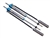 DC8000 - Front Remote Reservoir Shock Absorbers - Britpart XD - Pair - For Defender, Discovery 1 and Range Rover Classic