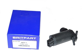 DMC500010 - Washer Bottle Pump for Discovery 3 and Range Rover Sport (2005-2009) - For Vehicles Without Headlamp Washers