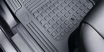 EAH500058PMA - Premium Front Black Rubber Mat Set - For Discovery 3, Genuine Land Rover (RHD) - Up to 2008