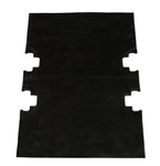 EAH500530 - Fits Defender 90 Station Wagon Loadspace Rubber Mat - For 90 from 2007 with 4 Seats
