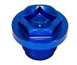 ERR4686BLUE - BLUE ANODISED - RADIATOR PLUG FOR THERMOSTAT AND RADIATOR ON 300TDI FOR DISCOVERY AND DEFENDER