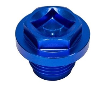ERR4686BLUE - BLUE ANODISED - RADIATOR PLUG FOR THERMOSTAT AND RADIATOR ON 300TDI FOR DISCOVERY AND DEFENDER