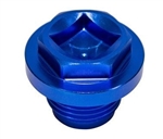 ERR4686BLUE.AM - Blue Anodised - Radiator Plug for Thermostat and Radiator on 300TDI Discovery and Fits Defender