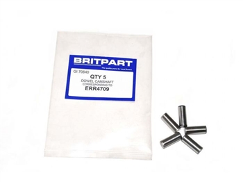ERR4709 - Dowel for Camshaft on 300TDI - For Land Rover Defender, Discovery 1 and Range Rover Classic (Priced Individually)