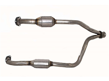 ESR3063 - Downpipe and Catalyst Converter Exhaust - For Defender (3.5 & 4.0 V8), Range Rover Classic (Manual Gearbox) and Discovery 1 (EFI North American Spec)