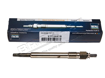 ETC8847B.G - Beru Branded Heat Plug / Glow Plug for 200TDI and 300TDI Fits Defender, Discovery and Classic