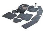 EXT020-2 - LT77 Fits Defender Front Standard Carpet Set - By Exmoor Trim