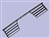 GA4070B - Rear Twin Step In Black (Fit Regulation Tow Ball)