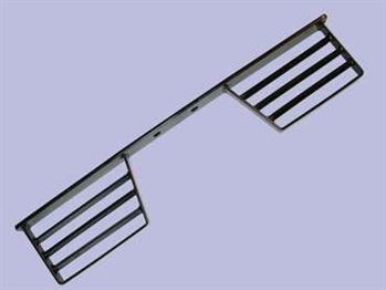 GA4070B - Rear Twin Step In Black (Fit Regulation Tow Ball)