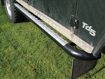 GA7011 - Tubular Black Side Steps With Chequer Plate Top For Defender 110 83-16